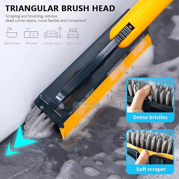 Cleaning Scrub Brush with Long Handle Heavy Duty - Image 2