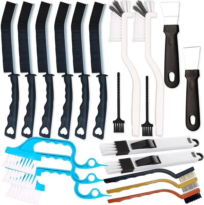 20 PCS Crevice Cleaning Brush Set by Yodamiack