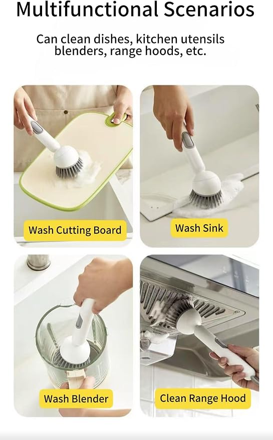 Dish Brush -6-in-1 Dish Brush - Image 3