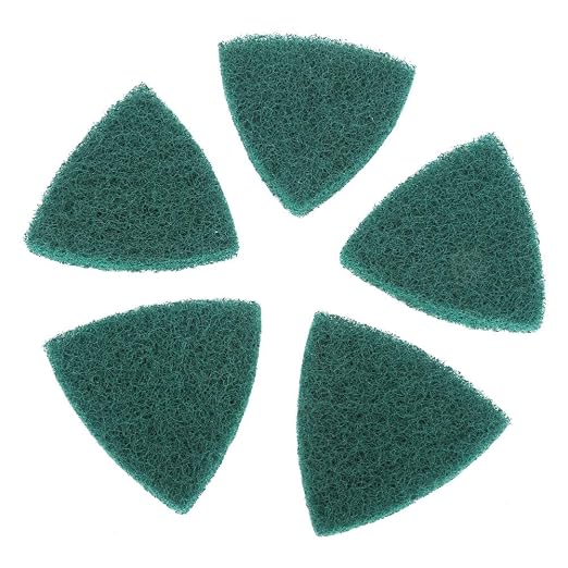 5 Pcs Triangle Scouring Pad, Scouring Stick, Self Adhesive Plate Grinding - Image 8