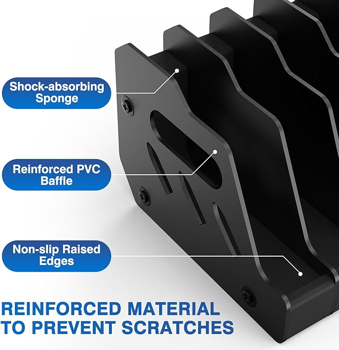 MoKo Pistol Rack for Gun Safe, Gun Rack Fits Most Handguns, Scratch Resistance - Image 5