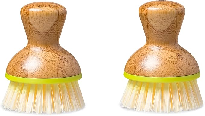 Full Circle Bubble Up Bamboo Dish Brush–Family Safe, by FULLCIRCLE
