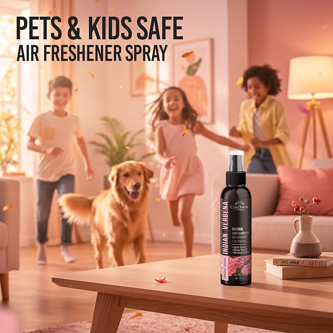 Non-Toxic Odor Eliminator, Natural Geranium & Lemongrass Air Freshener Spray - Image 6