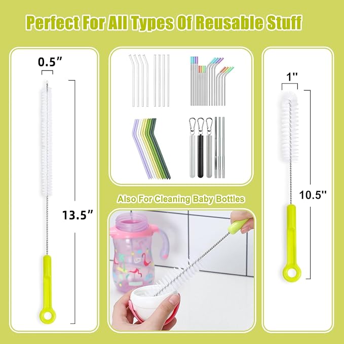 Bottle Cleaning Brush Set - Image 2