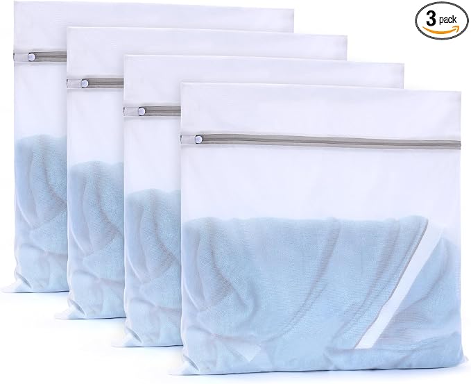 Muchfun 3Pcs Durable Fine Mesh Laundry Bags by Muchfun