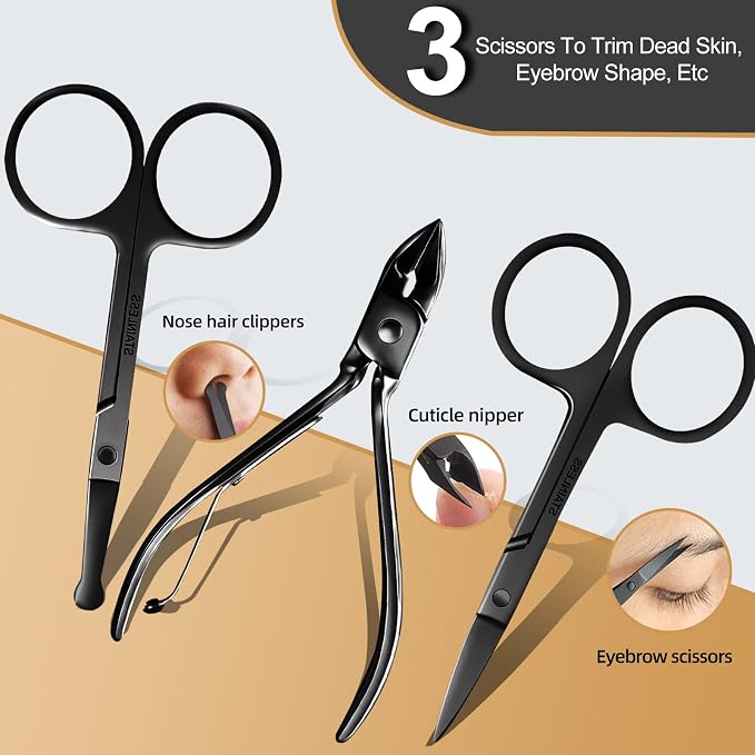 Manicure Set 30 in 1 Nail Clipper Set, Fingernail & Toenail Clippers, Manicure - Image 5