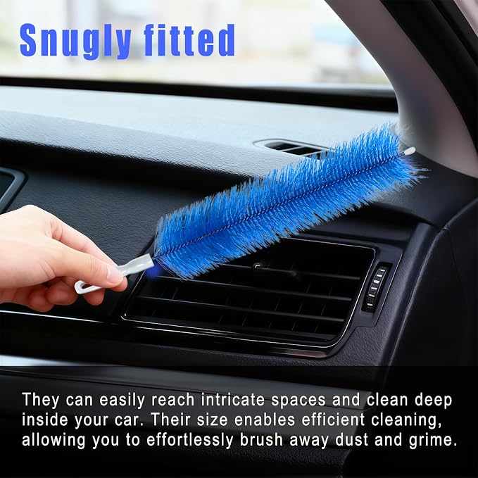 4 PCS Fan Cleaner Brush, Cobweb Duster Bendable Fan Duster, Plastic Dust - Image 3