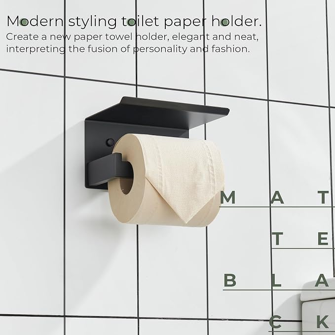 KOKOSIRI Black Toilet Paper Holders - Image 6