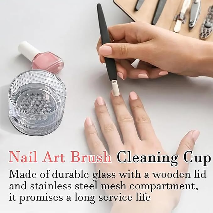Nail Brushes Washing Cup, Dappen Dish - Image 4