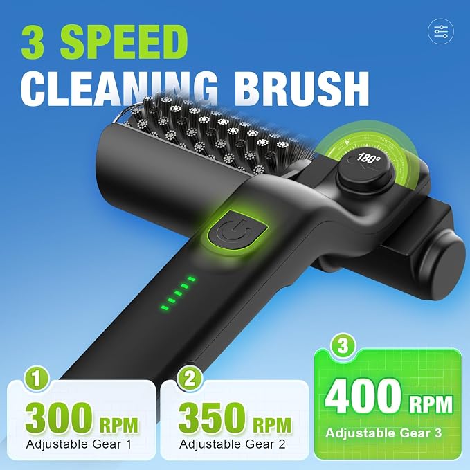 Electric Grill Brush, Rechargeable Grill Cleaner - Image 3