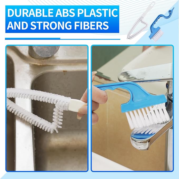 Window Track Cleaner Tool Set, Tile Lines, Car Vents - Image 5