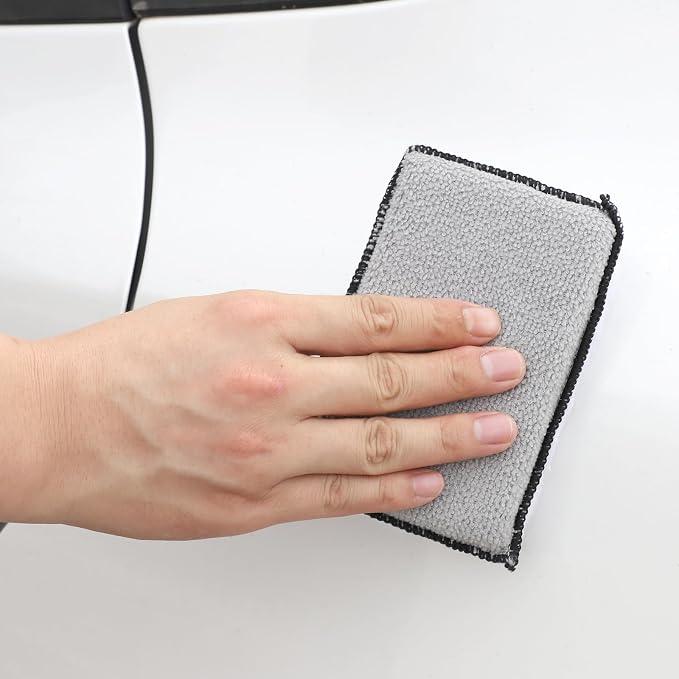 3 Pcs Car Interior Scrubbing Sponges, 5”x3” Auto Detailing Scrub Pads, - Image 7