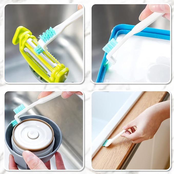 XINRUI 16 Pcs Small Household Cleaning Brushes, Deep Detail Crevice Cleaner - Image 7