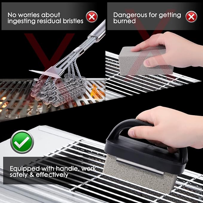 Blackstone Griddle Cleaning Brick Block Heavy Duty Grill Cleaning Stone Bricks - Image 3