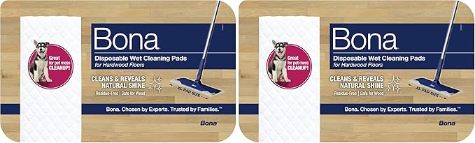 Bona Hardwood Floor Disposable Wet Cleaning Pads by Bona