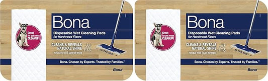 Bona Hardwood Floor Disposable Wet Cleaning Pads by Bona