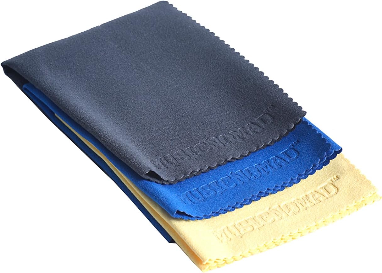 MusicNomad Microfiber Polishing Cloth-3 Pack by MusicNomad