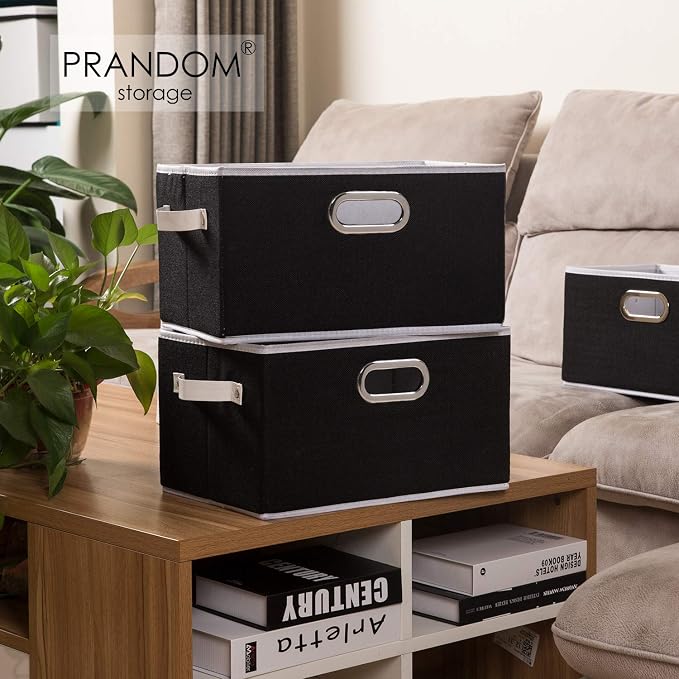 PRANDOM Large Collapsible Storage Bins - Image 2