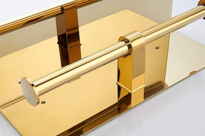BGL Double Toilet Paper Holder Stainless Steel 304 Wall Mounted Two Heads Roll - Image 4