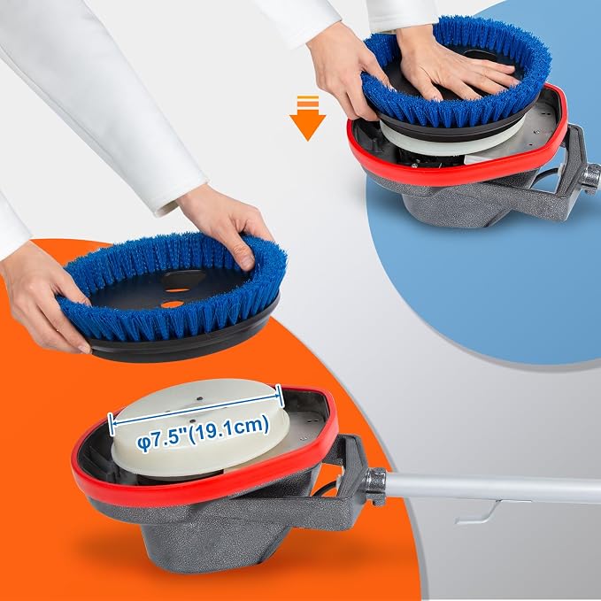 Commercial Scrub Brush for Orbital Floor Scrubber, Compatible - Image 3