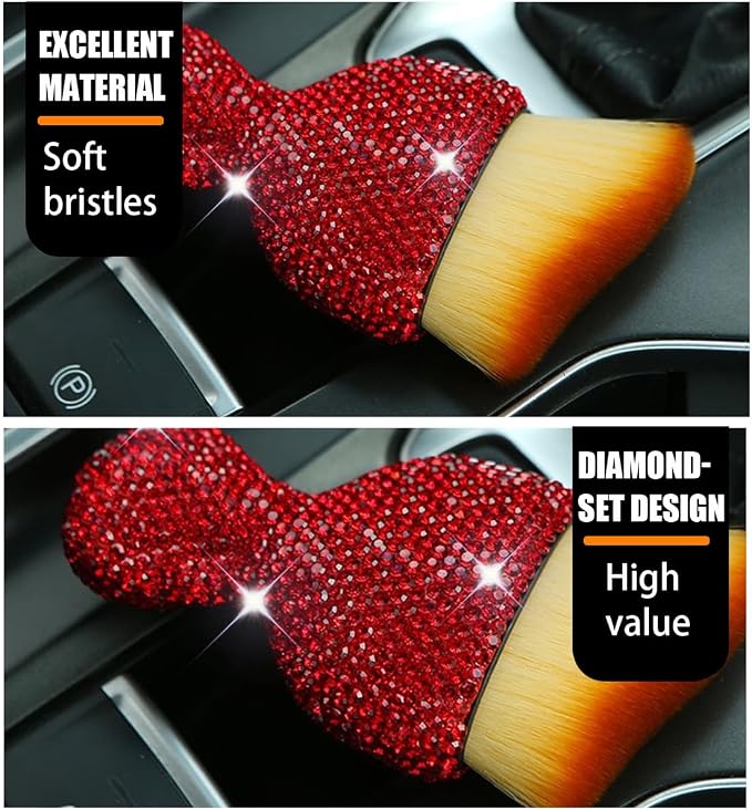 zipelo Auto Interior Dust Brush, Car Detailing Cleaning Brush - Image 5
