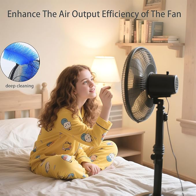 2Pcs Bendable Fan Cleaning Brush, Cobweb Duster - Image 5