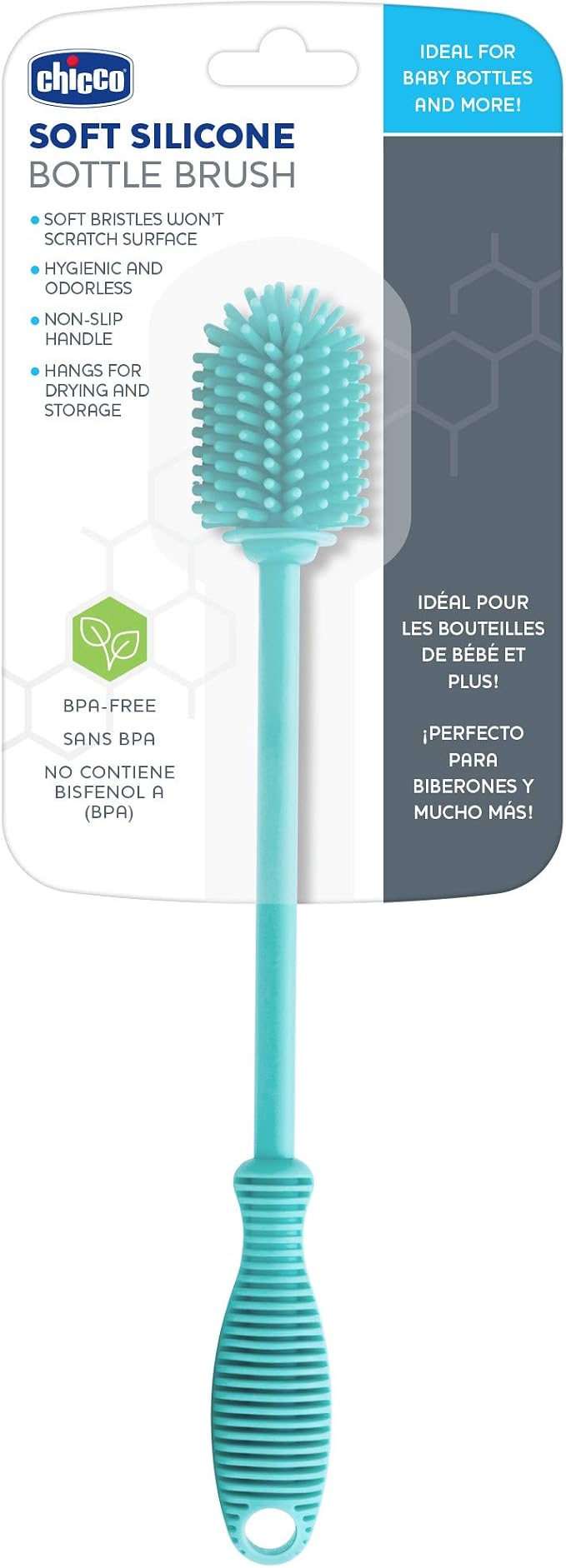 Chicco 9.5” Silicone Bottle Brush - Image 6