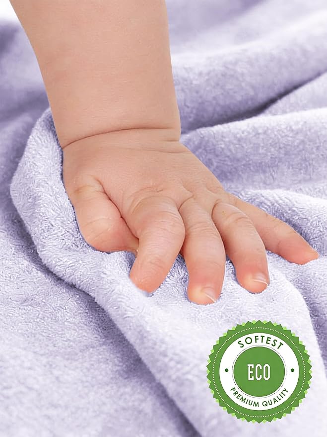 HIPHOP PANDA Baby Washcloths, Rayon Made from Bamboo - Image 5