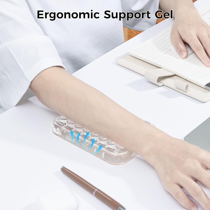 Ospelelf Ergonomic Elbow Pad, Gel Keyboard Wrist Rest Support - Image 4