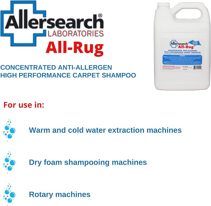 Allersearch All-Rug Anti-Allergen Concentrated Carpet Shampoo 1 Gallon - Image 6