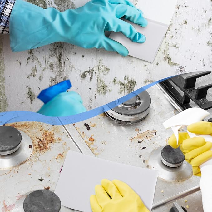 Sawysine 100 Pack Eraser Sheets Sponge Disposable Thin Cleaning Melamine Sheets - Image 3