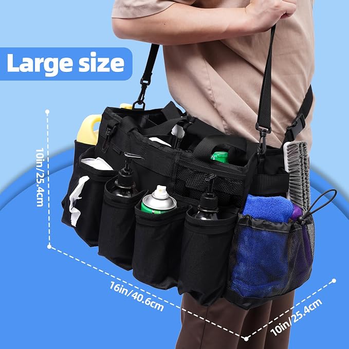 2 Large Cleaning Supplies Bags for Housekeepers for Kitchen - Image 4