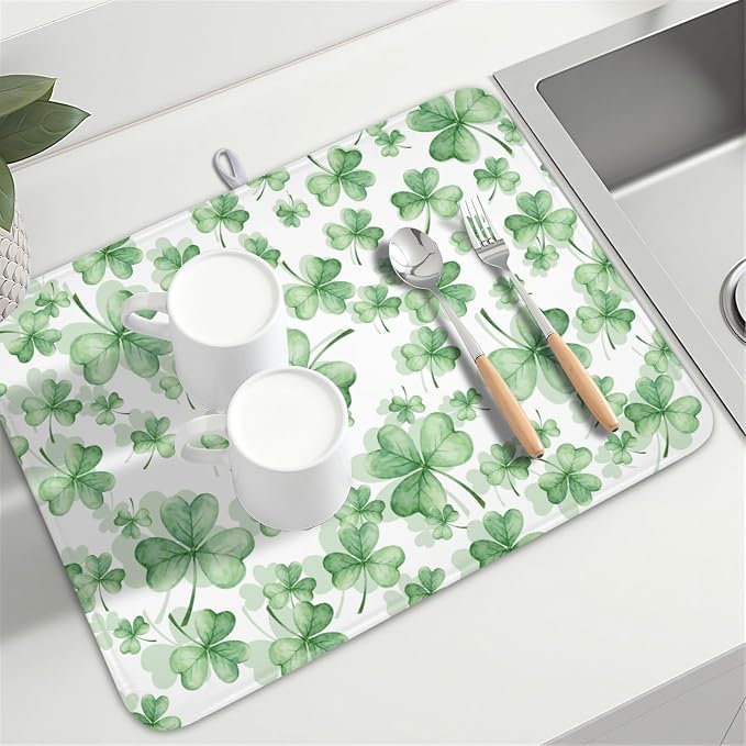 St Patrick's Day Dish Drying Mat - Image 8