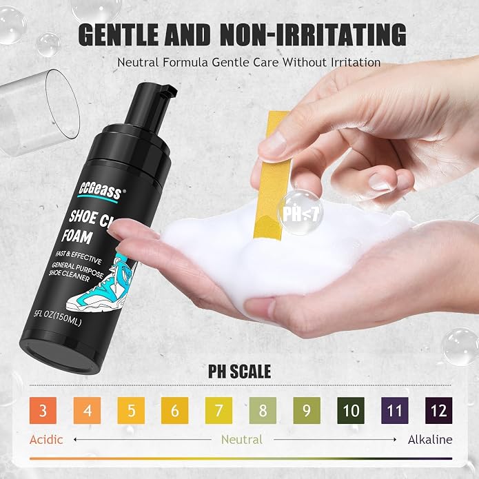 Shoe Cleaner Kit Sneaker Cleaner, Deep Clean yet Gentle Pro Concentrated Foam - Image 3