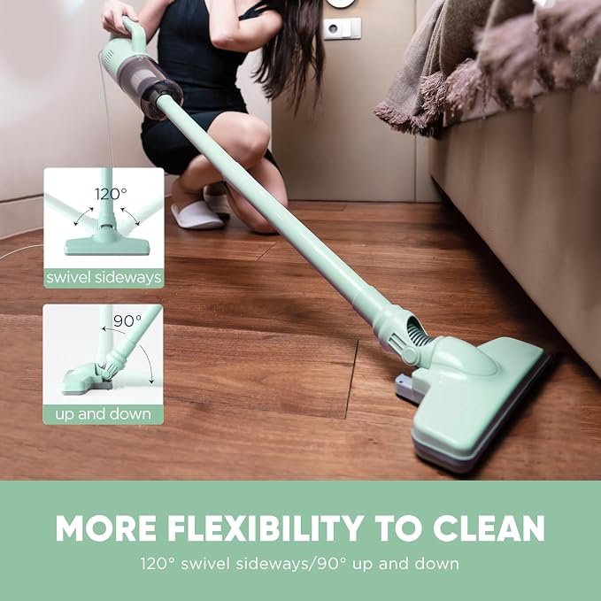 Stick Vacuum Cleaner, Corded Handheld Vacuum Cleaner Mini Electric Broom - Image 4