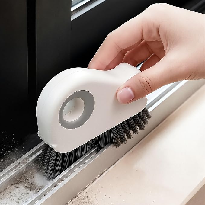 1-Pack Groove Cleaner Brush - 2 in 1 Grout Brush Cleaner- Multifunction Window by Unknown
