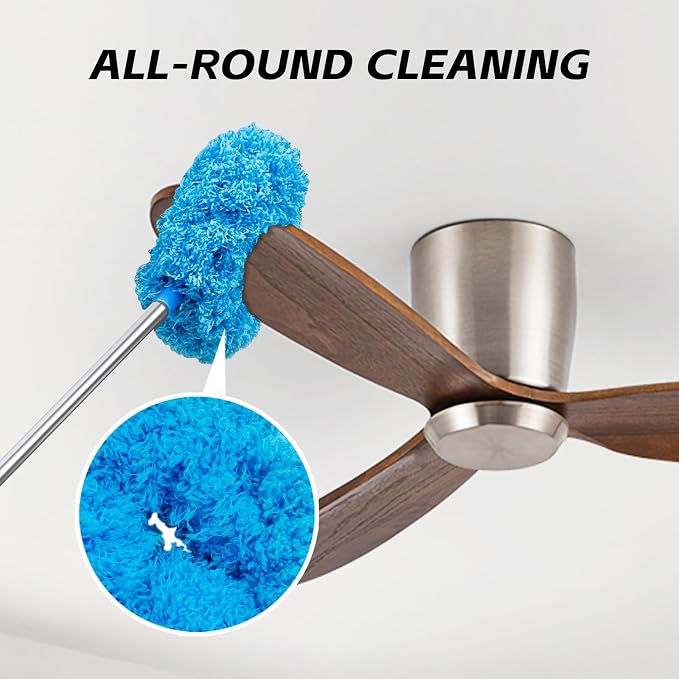 DRQ Ceiling Fan Cleaner Duster, Reusable Microfiber Duster - Image 2
