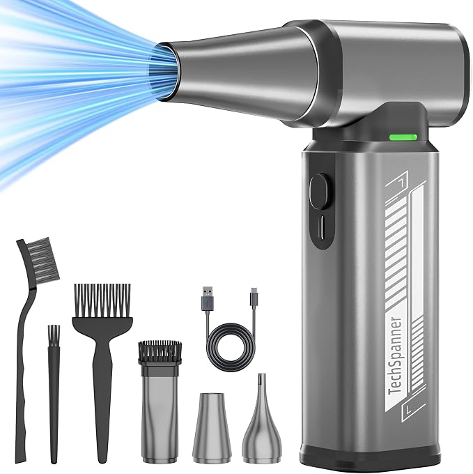 Compressed Air Duster-300000RPM Super Power Cordless Electric Air Duster by Unknown