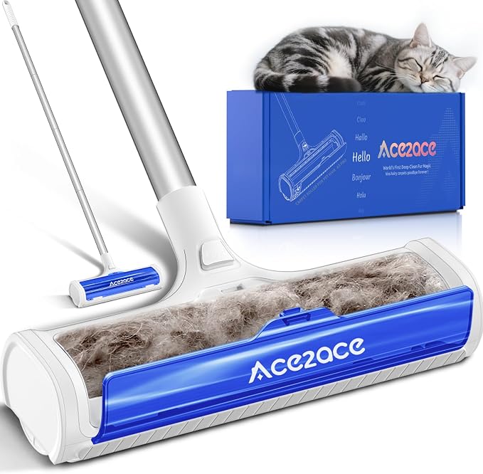 ACE2ACE A3 Pro Carpet Roller for Pet Hair, Carpet Pet Hair Removal Tool by ACE2ACE