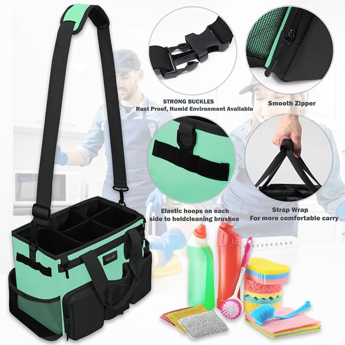 Wearable Cleaning Caddy Bag, Cleaning Supply Tote - Image 7