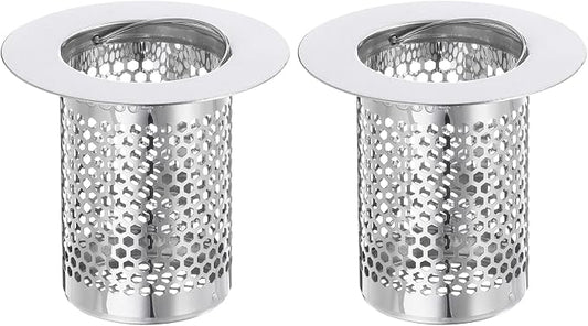 uxcell 2 Pack Shower Drain Strainers, Fit Hole Size 1.38" to 2.17" by uxcell