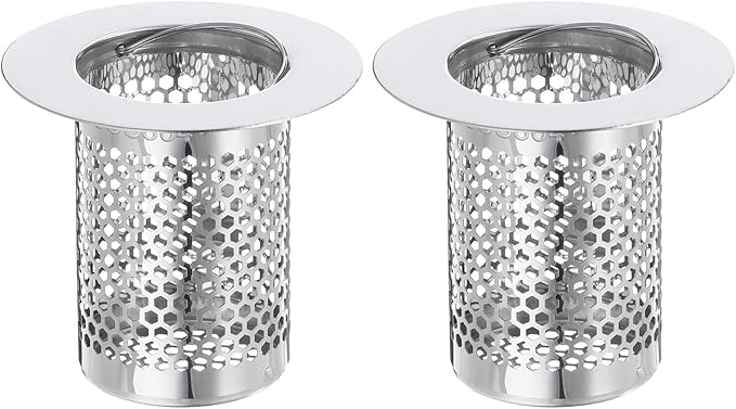uxcell 3 Pack Shower Drain Strainer, Fit Hole Size from 1.38" to 2.17" by uxcell