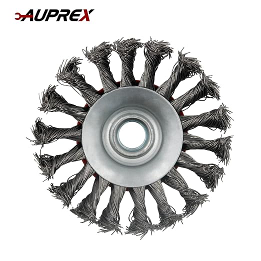 2 Pack 4 Inch Twist Knotted Wire Wheel Brush - Image 3