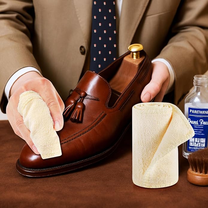 10 Pcs Shine Shoes Cloth Kit Polish Dauber Applicators Cleaning Leather Shoes - Image 6