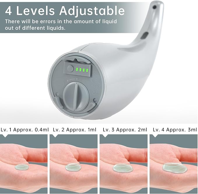 Automatic Liquid Soap Dispenser, 300ML Touchless 4 Gear Adjustable, Countertop - Image 6