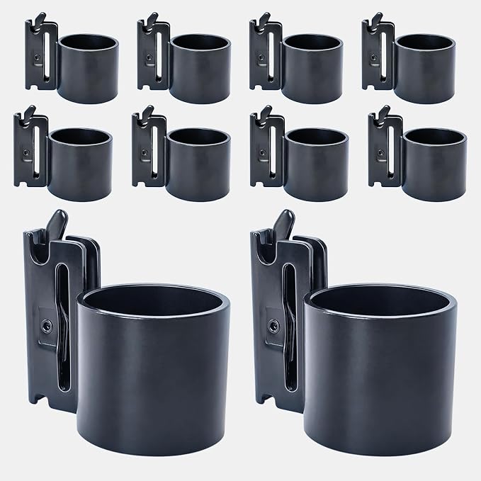 10-Pack E-Track Steel Tool Holders, Tools Stable, E Track Shovel Holder - Image 8