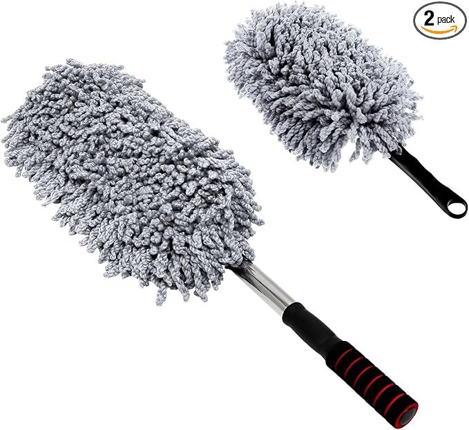 2 PCS Microfiber Car Dusters, Scratch Free Auto Exterior Dust Brust Set by Unknown