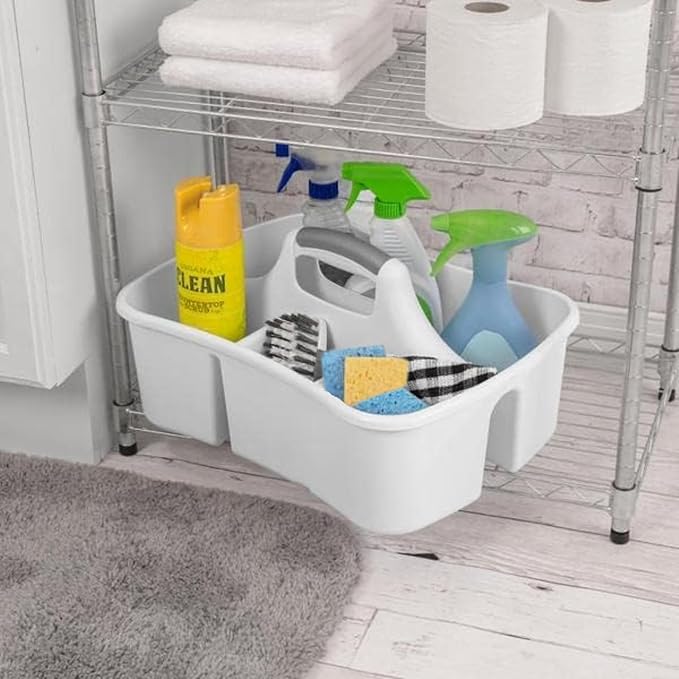 Extra Large 5 Gal Divided Cleaning Caddy Organizer - Image 3