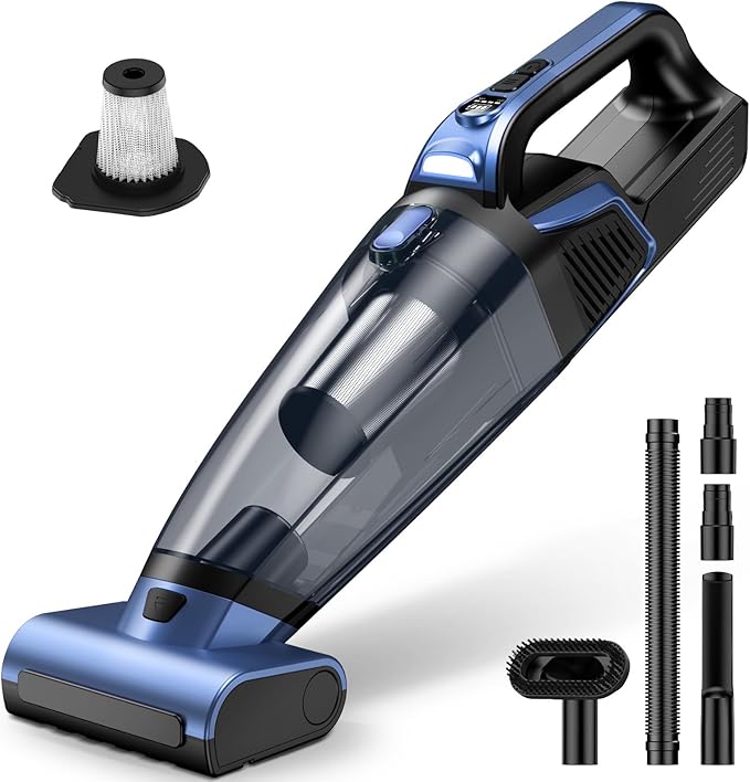 Pet Hair Handheld Vacuum Cordless: 20000PA High Power Car Vacuum by Unknown