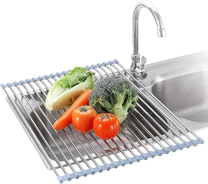 Seropy Roll Up Dish Drying Rack Over The Sink by SeropyDirect